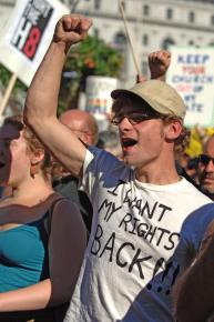 Protesting Proposition 8 in San Francisco
