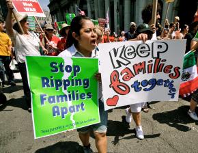 Marching to defend immigrant communities from arrests and deportations