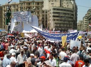 Cairo's Tahrir Square is filled with protesters once again in July