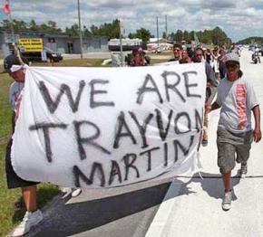 Dream Defenders make their way toward Sanford along State Road 92