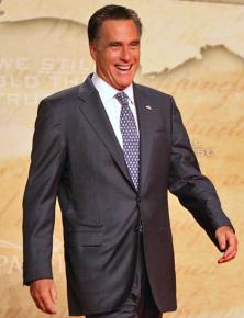 Mitt Romney speaking at the Conservative Political Action Conference