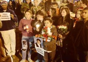 A vigil for Chuy Huerta in Durham, N.C.