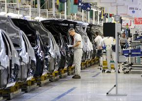 On the assembly line at an FCA plant in Melfi