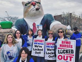 Nurses at Baystate Franklin Medical Center demand a fair contract